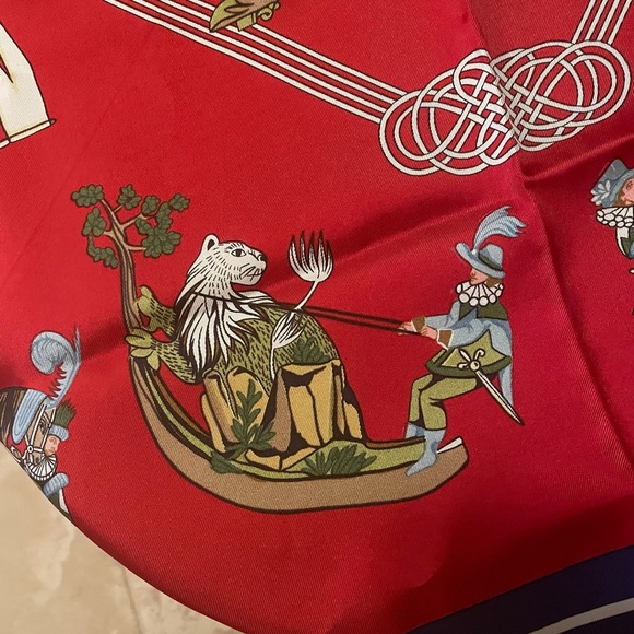 Hermès Les Fantaisies du Roy Circa 2000 Scarf - Picture 5 of 12